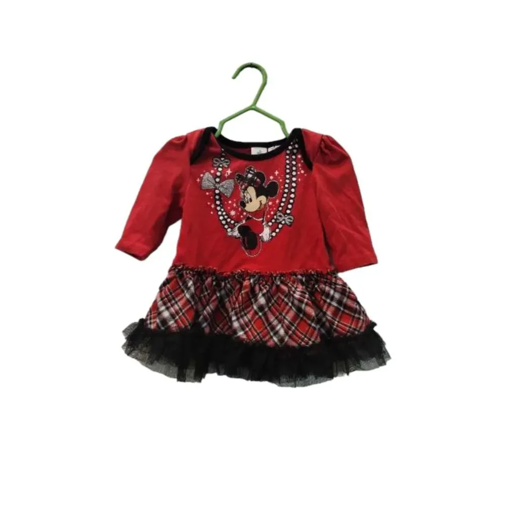 Disney baby mini mouse dress tool hem 3/6M‎